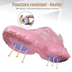 Steel Toe Shoes for Women Men Wide Non Slip