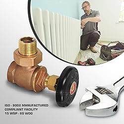 Midline Valve 6I364 Steam Radiator Valve; Air Vent