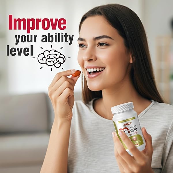 INNIOXV COQ10 200MG SOFTGELS – HIGH ABSORPTION COENZYME Q10 FOR HEART HEALTH, CELLULAR ENERGY & ANTIOXIDANT SUPPORT – 60 SOFTGELS