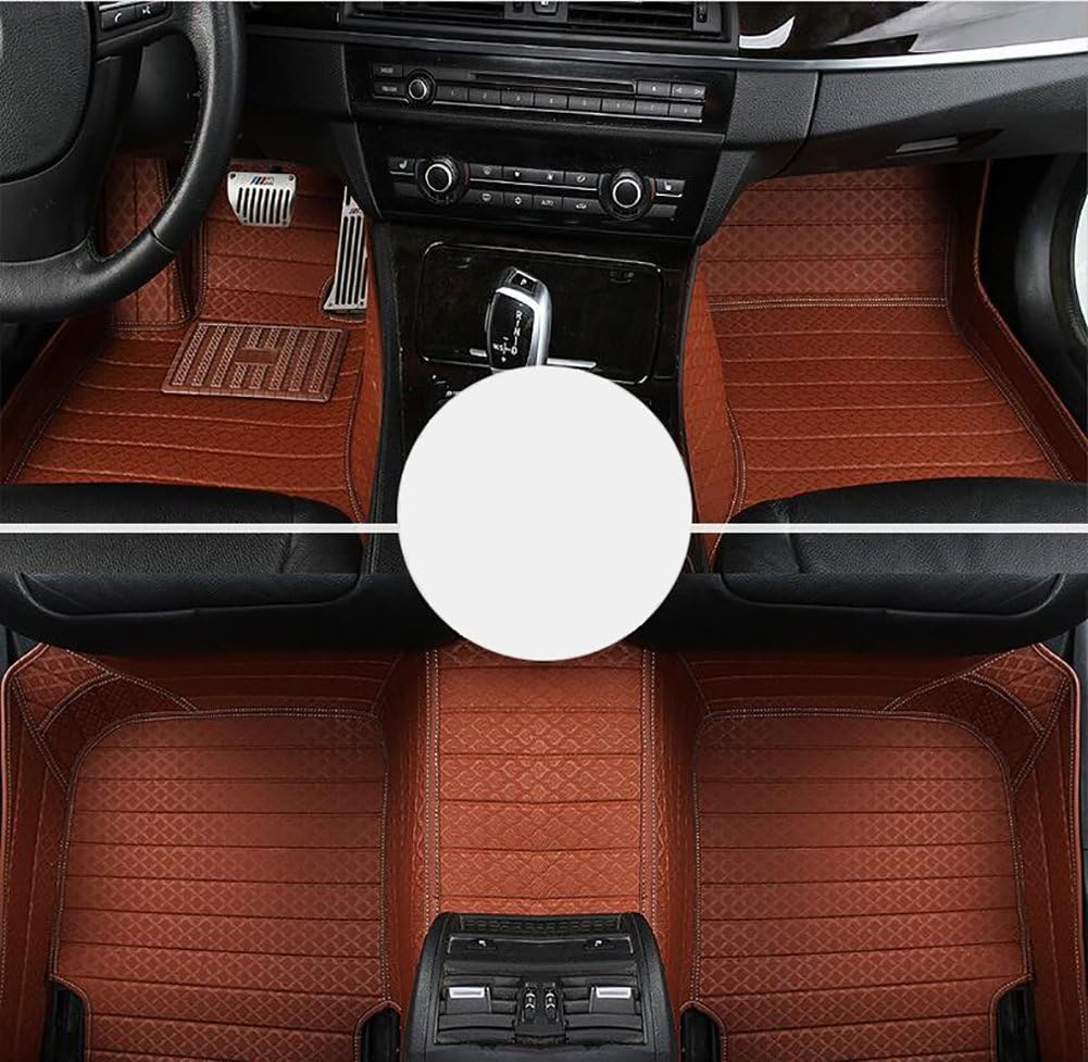 QXXZ Autodecorun Custom Fit PVC Leather Car Floor Mats For BMW 1 2 3 4 5 6 7 X1 X3 X4 X5 X6 Z4 Series Car Carpet Mats Set Accessories