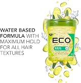Eco Style Olive Oil Hair Gel Hydrate Style Alcohol-Free Green 946 ml view 5