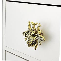 ZILucky Bee Knob Drawer Pulls Handles for Dresser