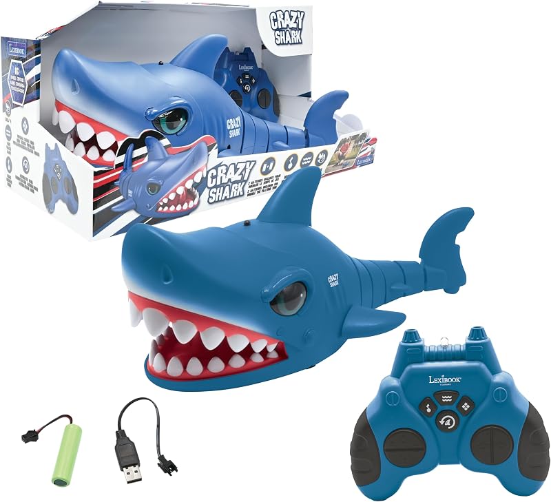 Lexibook Crazy Shark Remote Control Shark Blue SHARK01 Up to 5 kmh