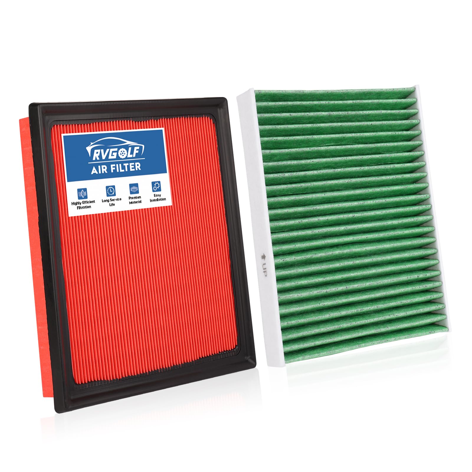 RVgolf Engine+Cabin Air Filters Fit for Avalon