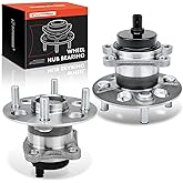 A-Premium 2 x Rear Wheel Bearing and Hub Assembly with ABS & 4-Lug Compatible with Toyota Yaris 2006-2014, Prius C 2012-2019 & Scion iQ 2013