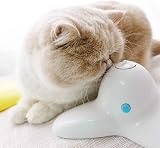 Vealind Interactive Cat Toy Butterfly Teaser 360° Rotating Rechargeable Yellow view 4