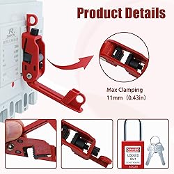 Circuit Breaker Lockout Device for 110-240V
