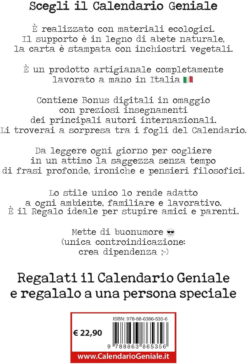 Battute Sui Regali Di Natale.Calendario Geniale 2020 Con Supporto Leggi Le Frasi Filosofiche Con Il Comodo Supporto In Legno Di Abete Naturale Aa Vv My Life Amazon It Cancelleria E Prodotti Per Ufficio