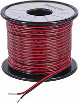 TUOFENG 22 Gauge PVC Electrical Wire 0.32mm² 30m 2 Pin Extension Cable 12V/24V
