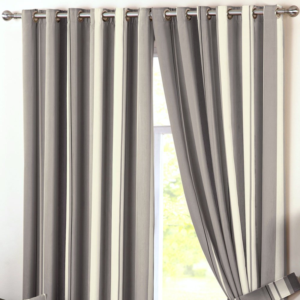 Curtina Whitworth Ready Made Lined Eyelet Curtains 90 Width