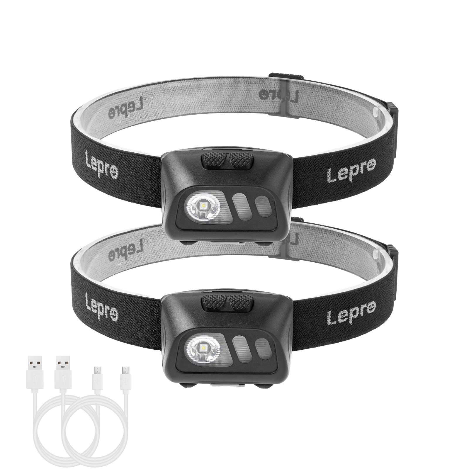 Lepro ヘッドライト 白光＆赤光の商品画像