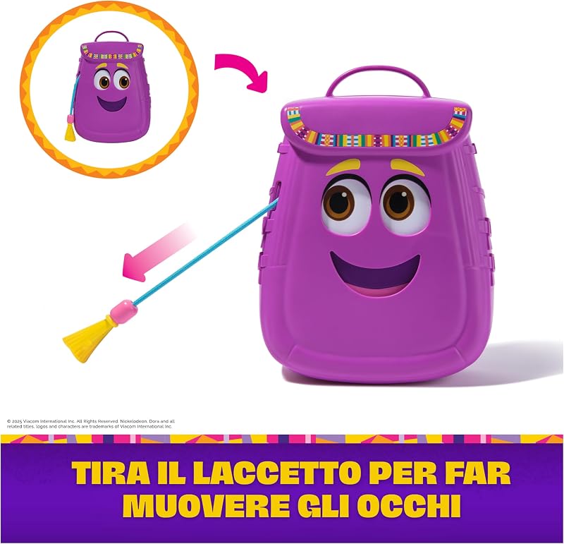 l'Esploratrice, Zainetto con Accessori per l'Esplorazione‚ Mappa, Binocolo e Bussola Giocattolo, Giocattoli per Bambine e Bambini, 3+ Anni — foto 3 di 8