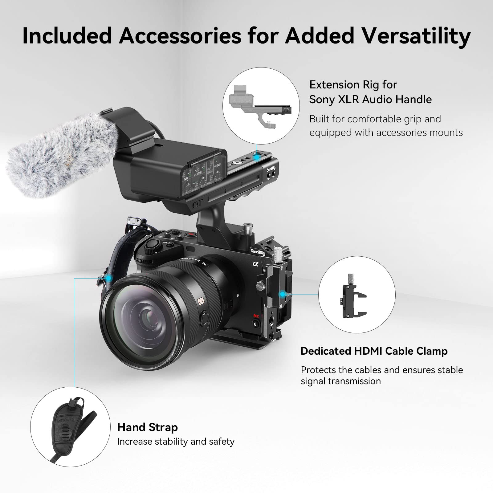 Sony Fx30 Compact Rig Mua SmallRig Handheld Cage Kit for Sony FX30 FX3 with XLR Handle ...