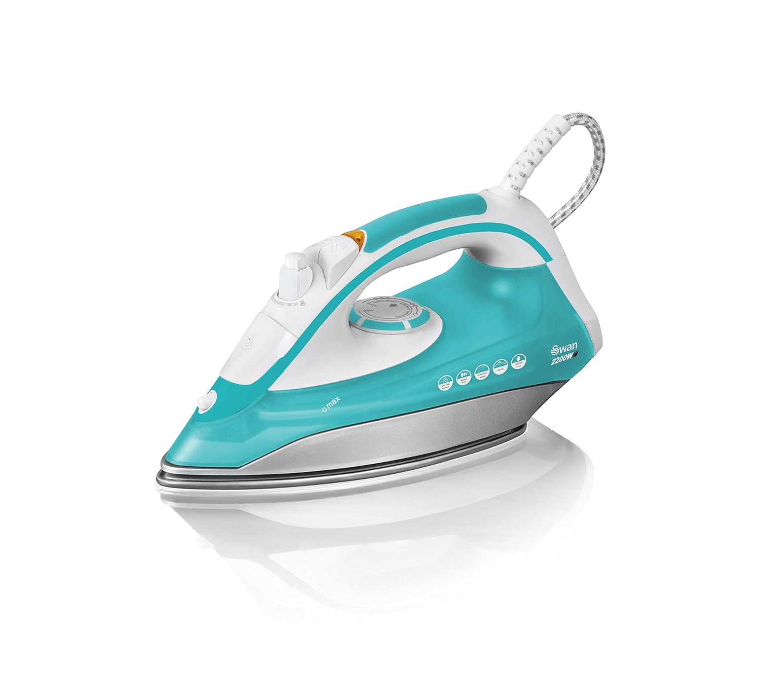 Swan Steam Iron, Vertical Steam Function, 2200W, Blue, SI3090N: Amazon