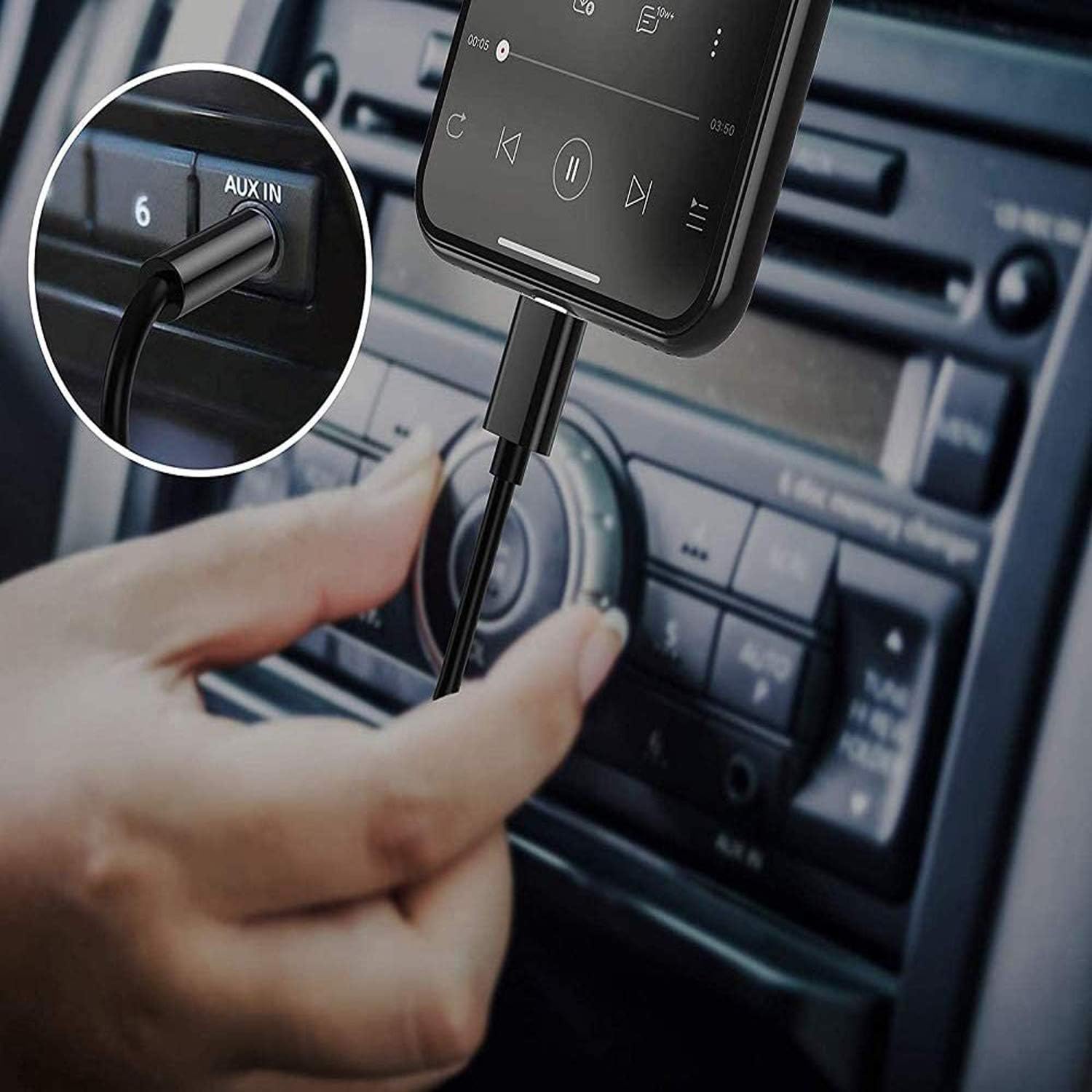 Cavo Aux per iPhone Cavo audio auto Jack da 3,5mm per iPhone per riprodurre  musica Cavo Aux in auto per iPhone 11/X/XS/XS Max/XR/  8/7/Autoradio/altoparlanti/cuffie e Tutto Il Sistema iOS- 3Ft/1Mnero  Accessori urban-earth.co.uk