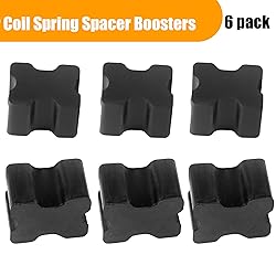 Rubber Coil Spring Spacer Boosters 6 Pack- Heavy