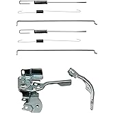 YAMAKATO GX160 GX200 196cc 212cc Throttle Control Assembly Kit | Lever Arm and Plate Base, Governor Link Rod, Return Springs, Carburetor Spring Linkage for Honda Clones Predator 212