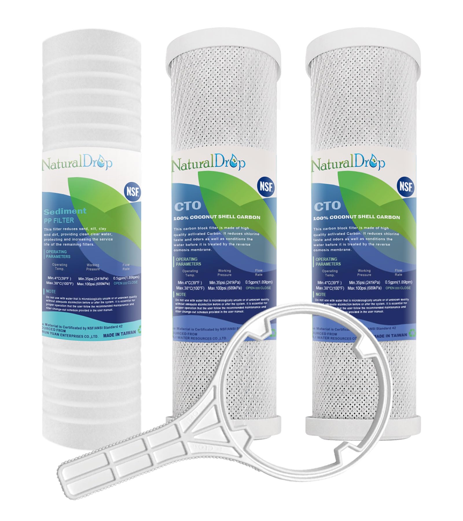 NSF Certified 3 Stage Reverse Osmosis RO Water