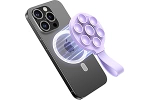 JOYROOM Silicone Suction Phone Case Mount, Magnetic Suction Cup Phone Holder Stand for iPhone & Android, Hands-Free Cell Phone Accessory Holder for Selfies and Tiktok Videos