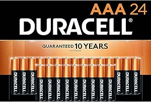 Duracell - CopperTop AAA Alkaline Batteries - Long Lasting, All-Purpose Triple A Battery for Household and Business - 24 Count