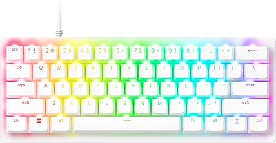 Razer Huntsman V3 Pro Mini 60% Analog Optical Keyboard US White
