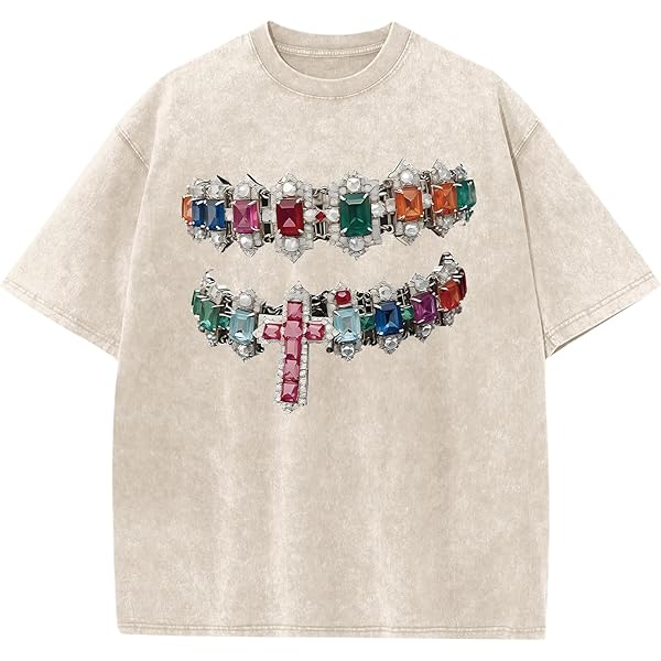 Camiseta, Rayas De Pedrería, Cuello Redondo, Media Manga, Turquesa Claro | Ulla Popken
