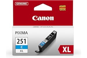 Canon CLI-251XL Cyan Compatible to iP7220,iX6820,MG5420,MG5520/MG6420,MG5620/MG6620,MX922/MX722,iP8720,MG6320,MG7120,MG7520 Printers