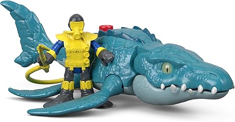 imaginext jurassic world mosasaurus & diver
