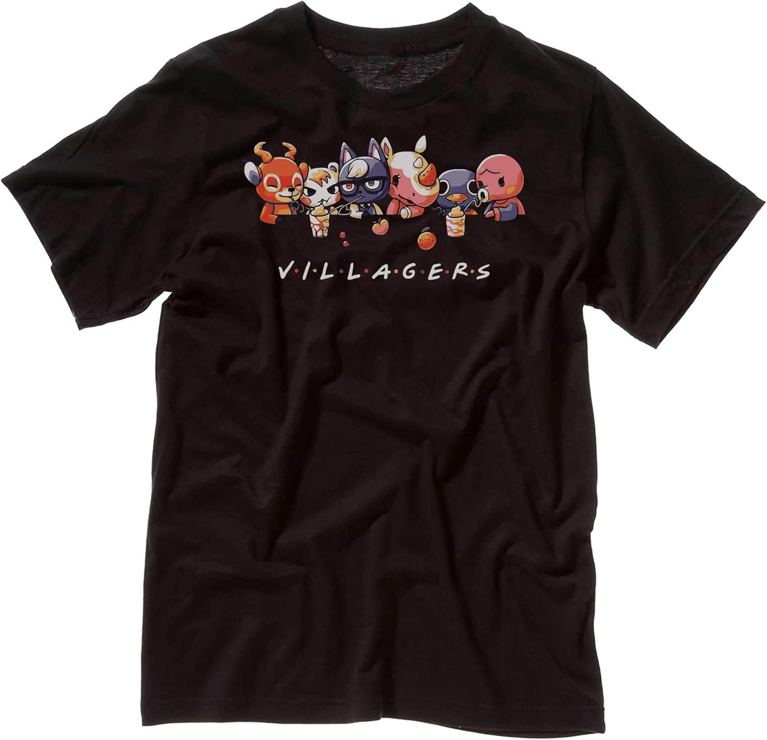All Villagers Cute Animal Crossing TShirt Unisex Black T Shirt Amazon