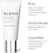 ELEMIS Gentle Rose Exfoliator Smoothing Face Cleanser 50ml Rose Jojoba Beads view 7