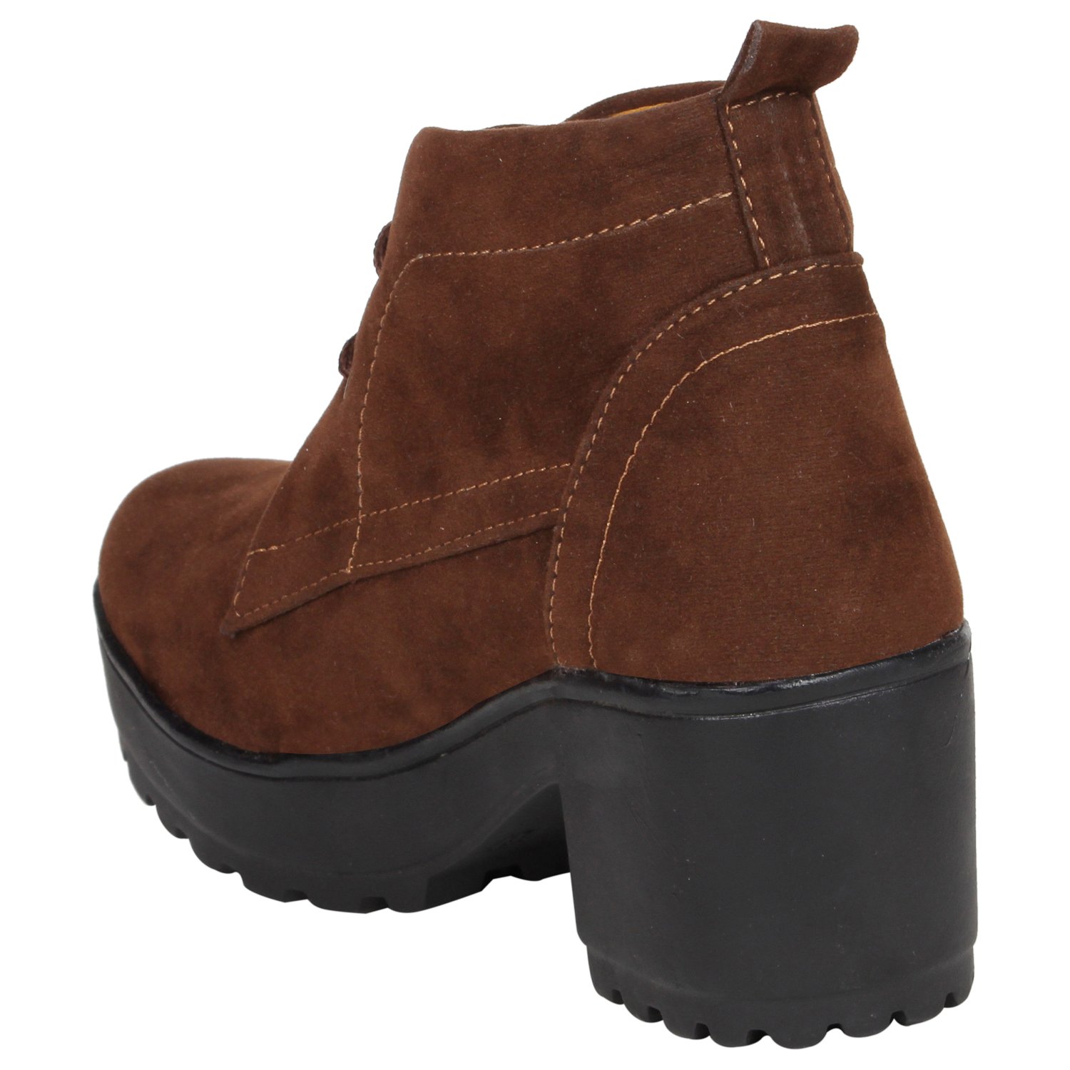 fashimo beautiful suede leather look ankle lenght boot women from