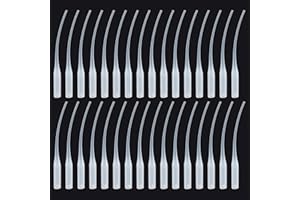 PH PandaHall 100pcs Glue Micro-Tips Plastic Glue Tips Glue Extender Precision Applicator for Home Arts Crafts Hobby Projects 