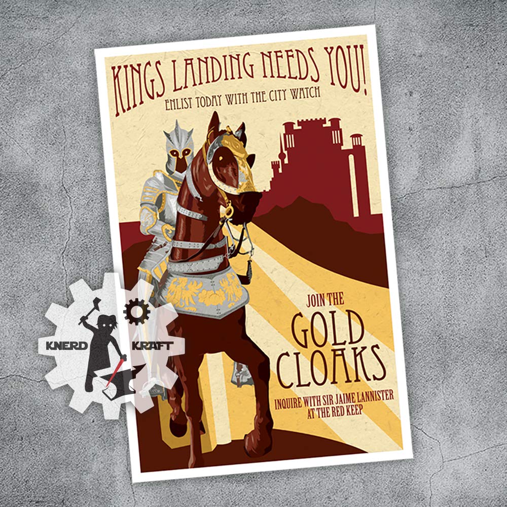 King's Landing Recruitment Poster Game of Thrones 11x17