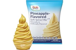 Pineapple Dole Whip Soft Serve Ice Cream Mix (Large 4.4 Pound Bag) - Authentic Dolewhip Same As Found in Disneyland and Hawai