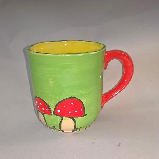 Jumbotasse große Tasse XXL Tasse ca. 500ml Keramik'Pilze'