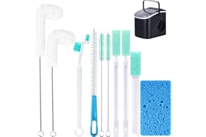 AUGHOA Ice Machine Cleaner Brush Sets,10 Pcs Ice Maker Cleaner Tools with Crevice Cleaning Brush and Scrub Sponge, Small Cleaning Brush Tight Spaces