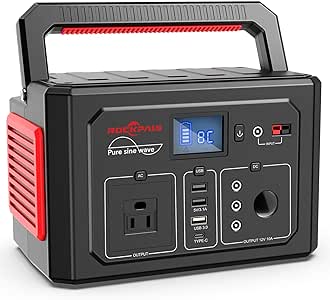 Amazon.com : ROCKPALS 350W Portable Power Station, 288Wh Powered