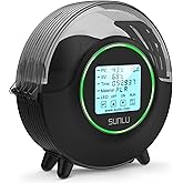 SUNLU Official Filament Dryer S2, for PLA PETG ABS Filament, Black | Upgraded 3D Filament Dryer with 360&deg;Heating Fan, Filament Dehydrator, One-Key Set with 4.6" Touch Sreen