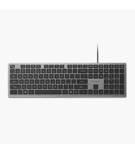 Amazon.com: Kensington Slim Type Wired Keyboard (K72357USA),Black