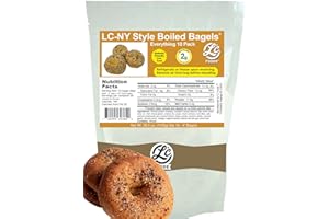 LC FOODS LOW CARB EVERYTHING BAGELS PACK OF 10