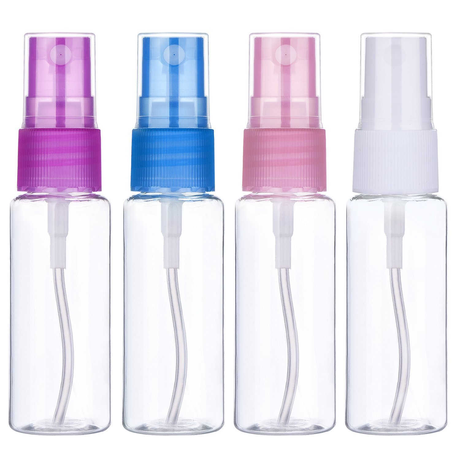 Transparent Fine Mist Spray Bottles Travel Bottle Set, 4 Pieces (40 ml) Amazon.co.uk Beauty