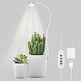 Shyineyou Small Grow Lights for Indoor Plants Full Spectrum, Plant Lights for Indoor Growing, Clip on Plant Grow Light with 3