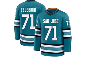 13 Mens/Women/Youth Hockey Jersey San Jose Stitched for Sports Fan No Brand/Logos