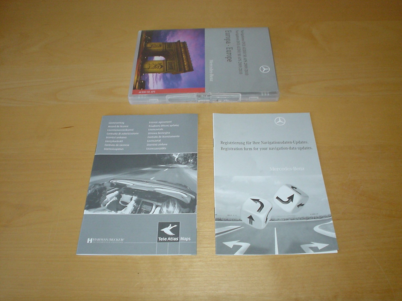 MERCEDES BENZ AUDIO 50 APS EUROPE SATNAV NAVIGATION DVD 2 DISKS A B C CL  CLK E GL M ML S SL SLK CLASS OWNERS MANUAL HANDBOOK: Amazon.co.uk: MERCEDES  BENZ: ...