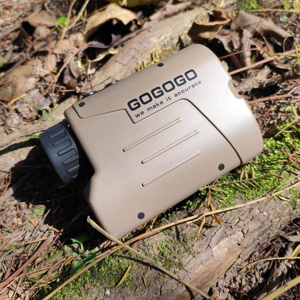 Gogogo Sport Vpro Laser Golf Hunting Rangefinder 1200 Yard 6X Magnification Laser Range Finder with Pin-Seeker Flag-Lock : Sports & Outdoors
