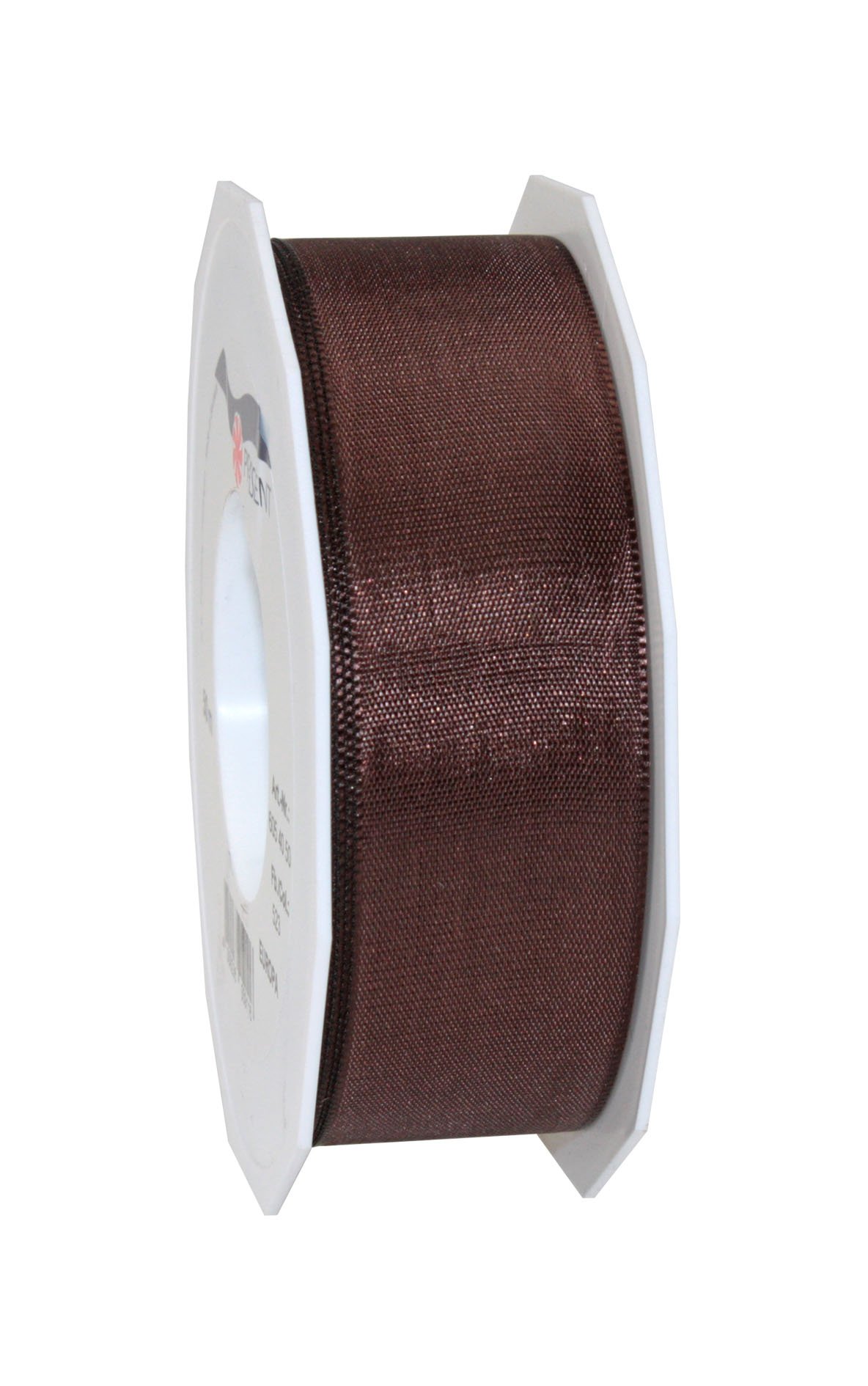 C.E. Pattberg Präsent - Europa Taffeta Ribbon Brown 40 mm width, 50 m length
