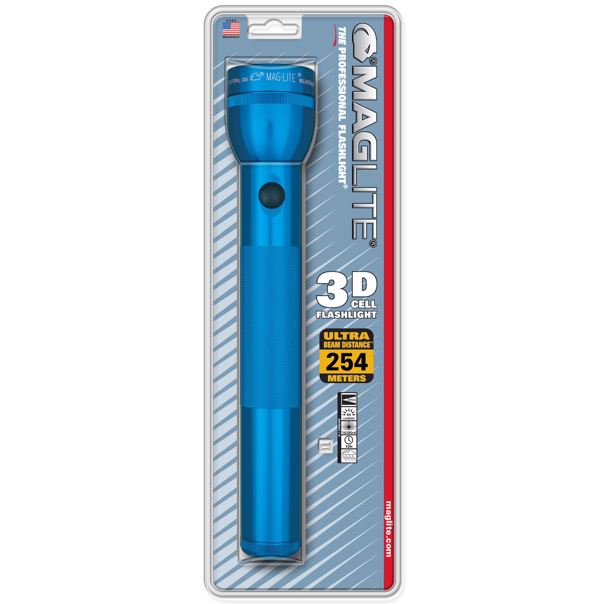 Maglite Blister 3D Cell Flashlight Blue — image 1