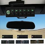 For Jeep Wrangler JK 2007-2018 Black Left Side A-Pillar 4 Switch Pod Panel Kit - Foto 12