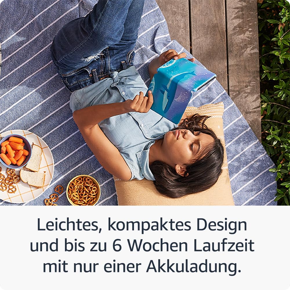 Amazon Kindle Kids (neueste Generation) – Falls das Gerät kaputtgeht, ersetzen wir es. Inklusive altersgerechter Bücher, Hülle, blendfreiem Bildschirm und schnellerem Umblättern–Ozeanentdecker-Design 5