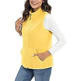 Xeoxarel Women's Fleece Vest with 6 Pockets (XS-2XL)